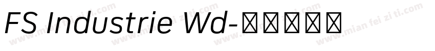 FS Industrie Wd字体转换